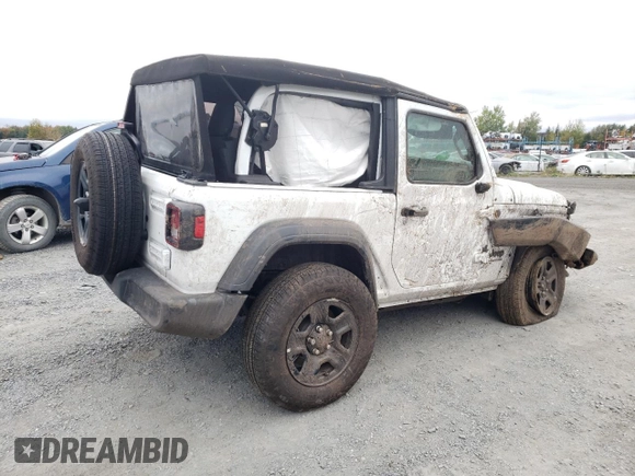 2024 Jeep Wrangler Willys with VIN 1C4PJXAG4RW273324, listed as a Copart auction lot 70769794 with Not provided miles and Salvage title. Bid and sale history available at DreamBid. Image 3.