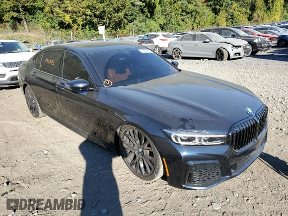 2021 BMW 7 Series 750i xDrive with VIN WBA7U2C06MCG52541, listed as a Copart auction lot 71303073 with 40,892 mi miles. Bid and sale history available at carsss.com. Image 4.