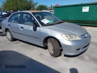 2005 Honda Civic VP with VIN 2HGES16355H566196, listed as a IAAI auction lot 41860572 with 255,608 mi miles and . Bid and sale history available at carsss.com. Image 1.