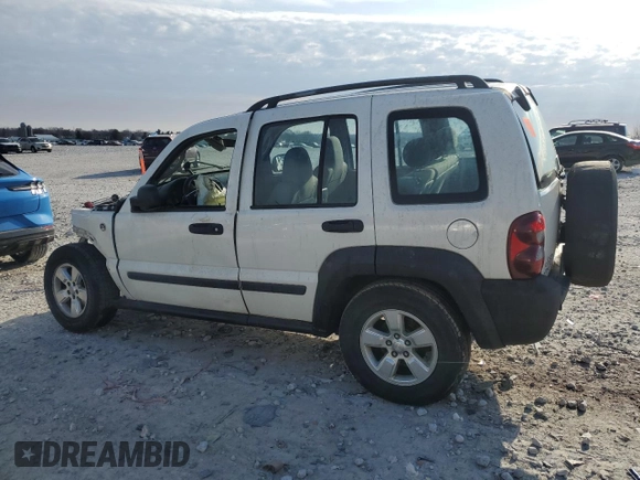 2006 Jeep Liberty Sport with VIN 1J8GL48K36W184626, listed as a Copart auction lot 52493945 with 0 mi miles and Clean Title. Bid and sale history available at carsss.com. Image 2.