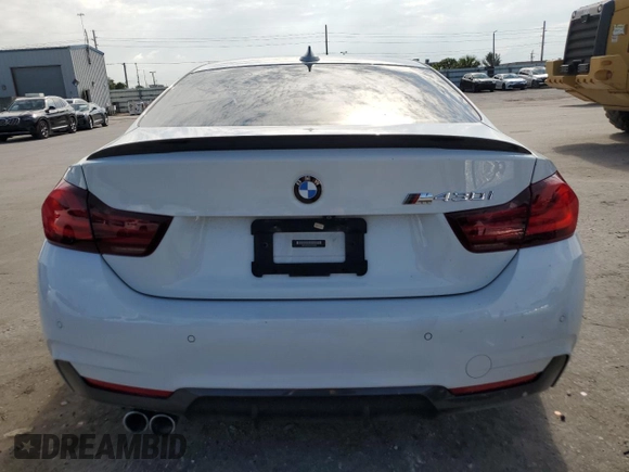 2020 BMW 4 Series 430i with VIN WBA4W3C03LFH55934, listed as a Copart auction lot 67247393 with 68,424 mi miles and Non repairable. Bid and sale history available at DreamBid. Image 6.
