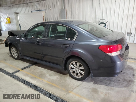 2010 Subaru Legacy Premium All-Weather Anniversary with VIN 4S3BMBG65A3227221, listed as a Copart auction lot 56531115 with 160,486 mi miles and Salvage title. Bid and sale history available at DreamBid. Image 2.