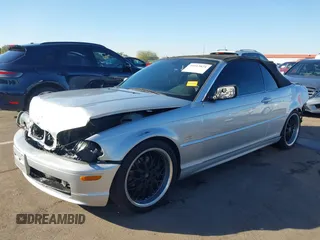 2003 BMW 3 Series 325Ci with VIN WBABS33413PG91828, listed as a IAAI auction lot 41513821 with 150,672 mi miles and . Bid and sale history available at DreamBid. Image 18.