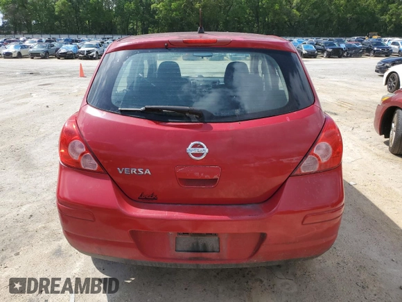 2010 Nissan Versa 1.8 SL with VIN 3N1BC1CP7AL437709, listed as a Copart auction lot 50507355 with 95,549 mi miles and Non Repairable. Bid and sale history available at carsss.com. Image 6.