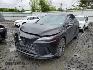 2023 Lexus RX with VIN 2T2BAMCA5PC025165, listed as a Copart auction lot 54707764 with 24,793 mi miles and Salvage Title. Bid and sale history available at carsss.com. Image 1.