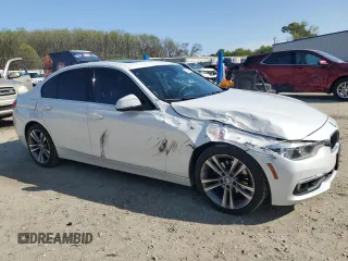 2017 BMW 3 Series 330i xDrive with VIN WBA8D9G59HNU60122, listed as a Copart auction lot 51227115 with 81,368 mi miles and Salvage Title. Bid and sale history available at carsss.com. Image 4.