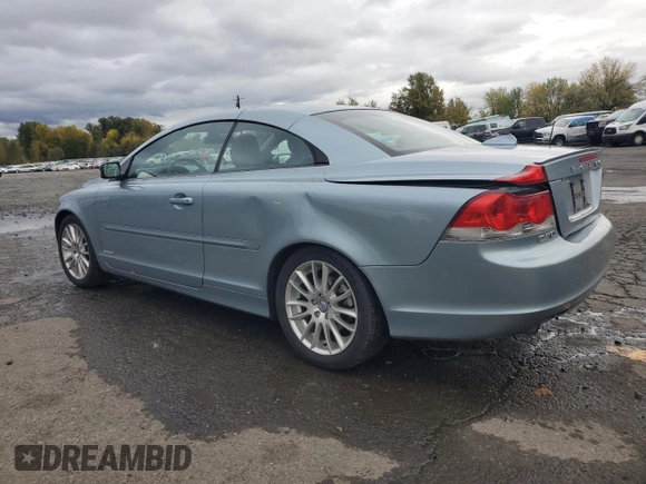 2007 Volvo C70 with VIN YV1MC68247J026004, listed as a Copart auction lot 78903064 with 118,059 mi miles and Salvage Title. Bid and sale history available at carsss.com. Image 2.