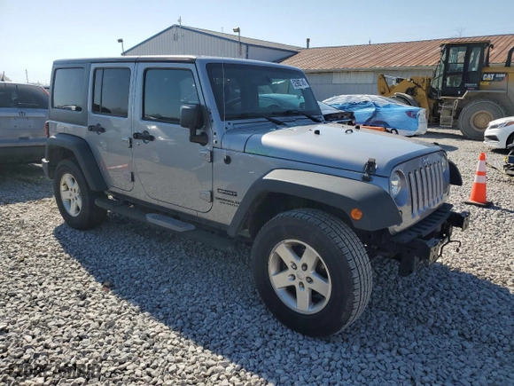 2017 Jeep Wrangler Unlimited Sport with VIN 1C4BJWDG0HL574026, listed as a Copart auction lot 52962145 with 280,127 mi miles and Salvage Title. Bid and sale history available at carsss.com. Image 4.