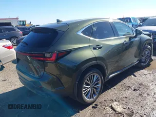 2022 Lexus NX with VIN JTJGGCEZ0N2001029, listed as a IAAI auction lot 41205502 with 26,124 mi miles. Bid and sale history available at carsss.com. Image 4.