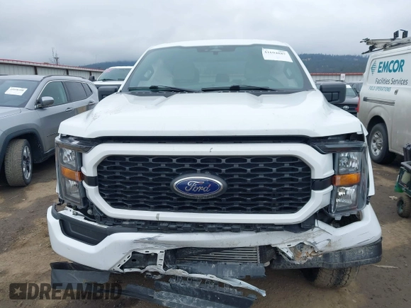 2023 Ford F-150 XL with VIN 1FTEW1EP9PFB37249, listed as a IAAI auction lot 41694887 with 19,562 mi miles. Bid and sale history available at carsss.com. Image 12.