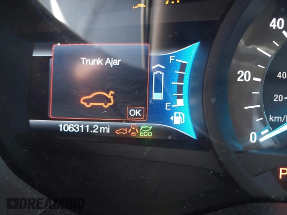 2016 Ford Fusion SE Hybrid with VIN 3FA6P0LU1GR385184, listed as a IAAI auction lot 39230513 with 106,311 mi miles. Bid and sale history available at carsss.com. Image 7.