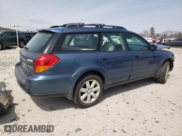 2006 Subaru Legacy Outback z VIN 4S4BP61C167316650, wystawiony jako Copart lot #53787325 z przebiegiem 110 047 mil mil oraz Nie do naprawy • Non repairable. Historia ofert i sprzedaży dostępna na DreamBid. Obrazek 3.