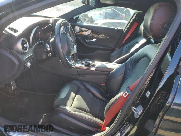 2017 Mercedes-Benz C 43 AMG with VIN 55SWF6EBXHU195218, listed as a Copart auction lot 41504645 with 97,108 mi miles and Salvage Title. Bid and sale history available at DreamBid. Image 7.