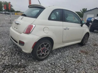 2012 FIAT 500 Sport z VIN 3C3CFFBR7CT186741, wystawiony jako Copart lot #58833045 z przebiegiem 168 764 mil mil oraz Tytuł czysty. Historia ofert i sprzedaży dostępna na DreamBid. Obrazek 3.