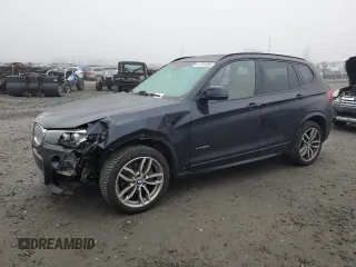 2015 BMW X3 xDrive28d with VIN 5UXWY3C5XF0F83893, listed as a Copart auction lot 41701305 with 89,276 mi miles and Salvage Title. Bid and sale history available at carsss.com. Image 1.