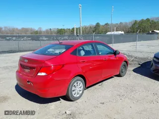 2016 Hyundai Accent SE with VIN KMHCT4AE0GU030054, listed as a IAAI auction lot 41700616 with 1 mi miles. Bid and sale history available at carsss.com. Image 4.