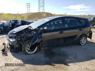 2017 Toyota Prius v Two with VIN JTDZN3EU0HJ055723, listed as a Copart auction lot 54889975 with 232,872 mi miles and Clean Title. Bid and sale history available at carsss.com. Image 1.