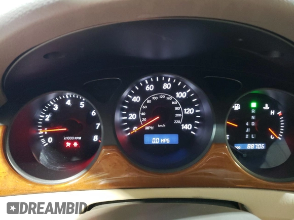 2005 Lexus ES 330 with VIN JTHBA30G455115214, listed as a Copart auction lot 86619964 with 88,706 mi miles and Salvage Title. Bid and sale history available at carsss.com. Image 9.