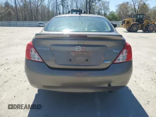 2014 Nissan Versa SV with VIN 3N1CN7AP5EL870097, listed as a Copart auction lot 50593715 with 161,632 mi miles and Salvage Title. Bid and sale history available at carsss.com. Image 6.