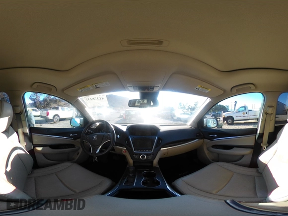 2015 Acura MDX Tech Pkg with VIN 5FRYD3H43FB007615, listed as a IAAI auction lot 41378451 with 141,365 mi miles. Bid and sale history available at carsss.com. Image 19.