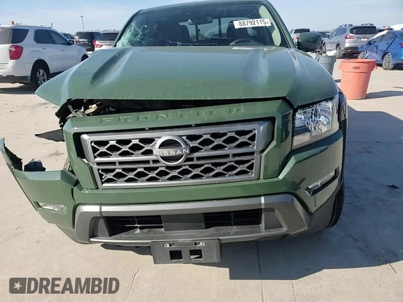 2022 Nissan Frontier Pro-X with VIN 1N6ED1EJ3NN604795, listed as a Copart auction lot 88792115 with 62,856 mi miles and Salvage title. Bid and sale history available at DreamBid. Image 9.