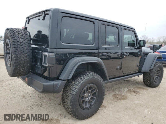 2023 Jeep Wrangler Sport S with VIN 1C4HJXDG6PW695690, listed as a Copart auction lot 45729705 with 1,584 mi miles and Salvage Title. Bid and sale history available at DreamBid. Image 3.