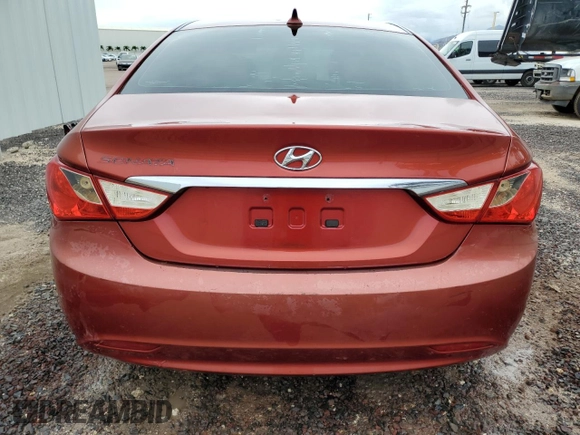 2011 Hyundai Sonata GLS with VIN 5NPEB4ACXBH167231, listed as a Copart auction lot 53170105 with 148,860 mi miles and Clean Title. Bid and sale history available at carsss.com. Image 6.