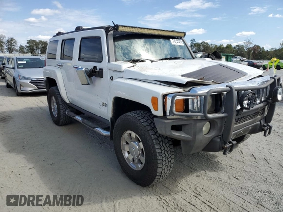 2006 Hummer H3 with VIN 5GTDN136668116685, listed as a Copart auction lot 74241474 with 144,273 mi miles and Salvage Title. Bid and sale history available at carsss.com. Image 4.