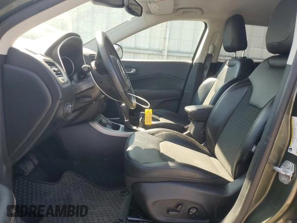 2021 Jeep Compass Altitude with VIN 3C4NJDBBXMT558309, listed as a Copart auction lot 59976145 with 38,736 mi miles and Salvage title. Bid and sale history available at DreamBid. Image 7.