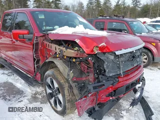 2023 Ford F-150 Lightning Pro with VIN 1FT6W1EV2PWG16485, listed as a IAAI auction lot 41496664 with 7,171 mi miles and . Bid and sale history available at DreamBid. Image 6.