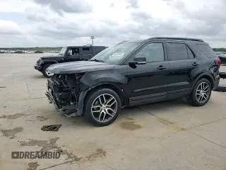 2018 Ford Explorer Sport with VIN 1FM5K8GT5JGA43588, listed as a Copart auction lot 54320345 with 148,996 mi miles and Salvage Title. Bid and sale history available at DreamBid. Image 15.