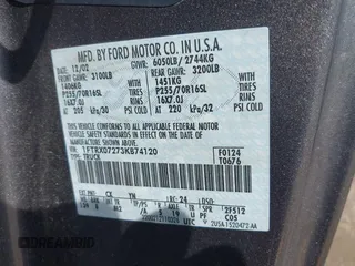 2003 Ford F-150 XL with VIN 1FTRX07273KB74120, listed as a IAAI auction lot 41904855 with 1 mi miles. Bid and sale history available at carsss.com. Image 9.