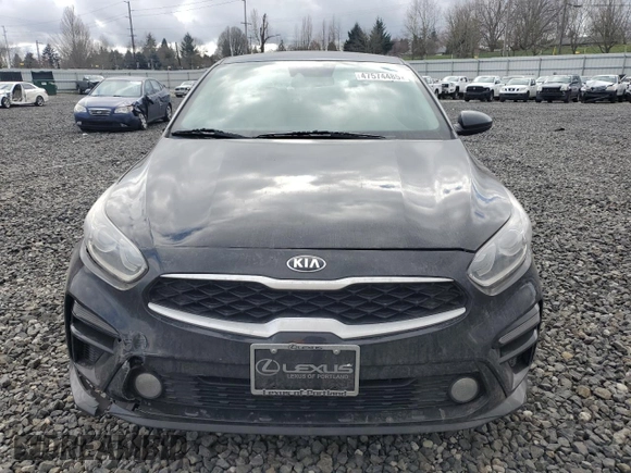2019 Kia Forte LXS with VIN 3KPF24AD6KE025198, listed as a Copart auction lot 47574485 with 57,697 mi miles and Salvage Title. Bid and sale history available at carsss.com. Image 5.