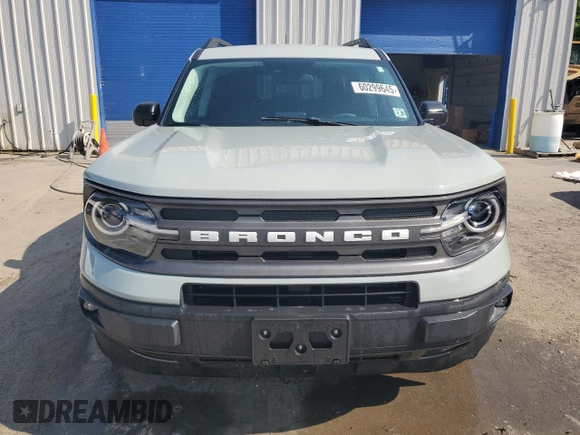 2021 Ford Bronco Sport Big Bend with VIN 3FMCR9B69MRA19429, listed as a Copart auction lot 60299645 with 42,373 mi miles and Salvage title. Bid and sale history available at DreamBid. Image 5.
