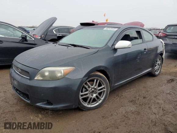 2006 Scion tC with VIN JTKDE177460096700, listed as a Copart auction lot 48343545 with 240,353 mi miles and Salvage Title. Bid and sale history available at carsss.com. Image 1.