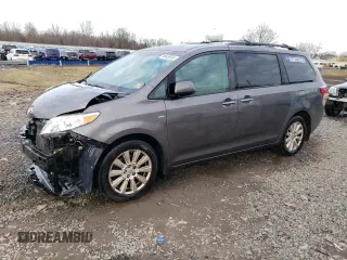 2017 Toyota Sienna XLE z VIN 5TDDZ3DC7HS163170, wystawiony jako Copart lot #86436534 z przebiegiem 84 446 mil mil oraz Szkoda całkowita • Salvage title. Historia ofert i sprzedaży dostępna na DreamBid. Obrazek 1.