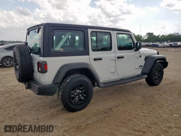 2021 Jeep Wrangler Unlimited Sport S z VIN 1C4HJXDG6MW816651, wystawiony jako Copart lot #60447925 z przebiegiem 53 958 mil mil oraz Szkoda całkowita • Salvage title. Historia ofert i sprzedaży dostępna na DreamBid. Obrazek 3.