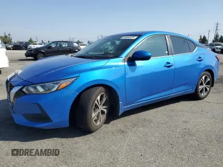 2021 Nissan Sentra SV z VIN 3N1AB8CV6MY266058, wystawiony jako Copart lot #59060225 z przebiegiem 54 866 mil mil oraz Szkoda całkowita • Salvage title. Historia ofert i sprzedaży dostępna na DreamBid. Obrazek 1.