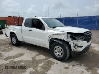 2024 Nissan Frontier S with VIN 1N6ED1CL8RN640752, listed as a Copart auction lot 62077035 with 14,425 mi miles and Salvage title. Bid and sale history available at DreamBid. Image 4.