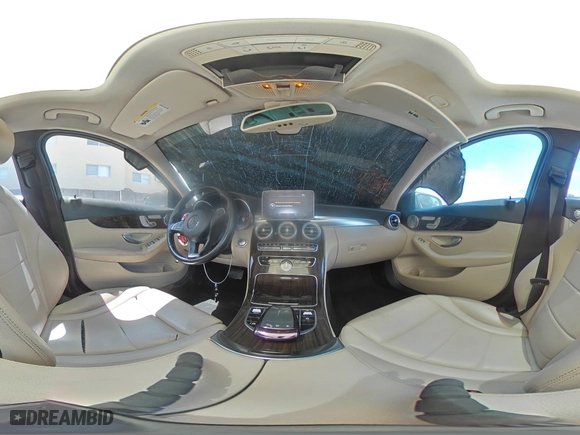 2015 Mercedes-Benz C-Class C 300 with VIN 55SWF4JB2FU078000, listed as a Copart auction lot 53239915 with 105,783 mi miles and Salvage Title. Bid and sale history available at carsss.com. Image 13.