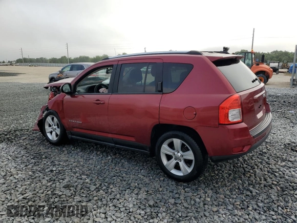 2012 Jeep Compass Sport with VIN 1C4NJCBA8CD661086, listed as a Copart auction lot 51484625 with 0 mi miles and Salvage Title. Bid and sale history available at carsss.com. Image 2.