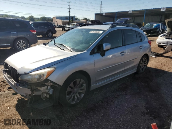 2013 Subaru Impreza Special Sports Premium with VIN JF1GPAL69D2216882, listed as a Copart auction lot 63688695 with 123,612 mi miles and Salvage title. Bid and sale history available at DreamBid. Image 1.