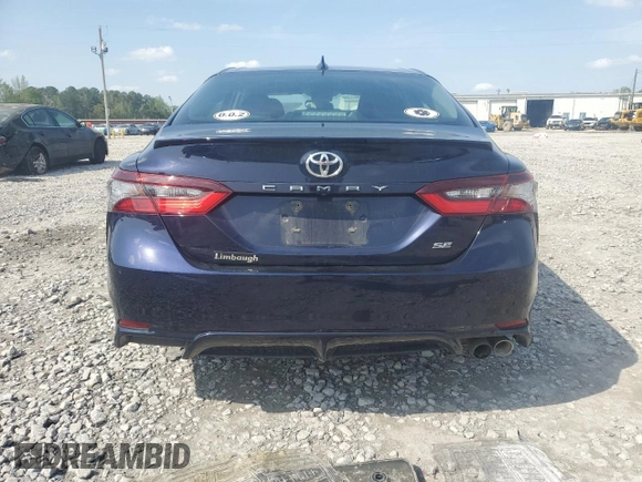 2022 Toyota Camry SE with VIN 4T1T11AK7NU651525, listed as a Copart auction lot 51455935 with 81,118 mi miles and Salvage Title. Bid and sale history available at carsss.com. Image 6.