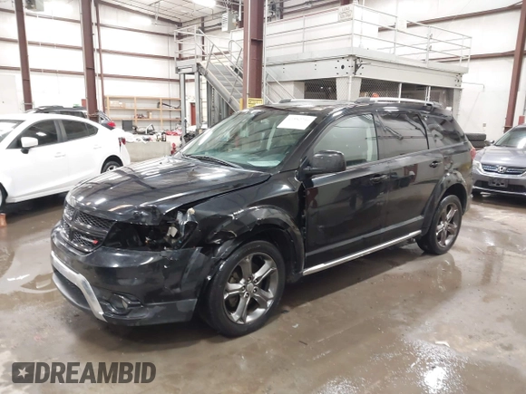 2015 Dodge Journey Crossroad with VIN 3C4PDCGG8FT740981, listed as a IAAI auction lot 41582710 with 185,938 mi miles and . Bid and sale history available at DreamBid. Image 2.