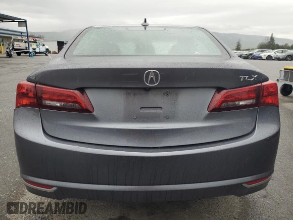 2017 Acura TLX w/Technology Pkg with VIN 19UUB1F5XHA001068, listed as a Copart auction lot 48588985 with 60,850 mi miles and Salvage Title. Bid and sale history available at carsss.com. Image 6.