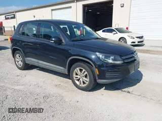 2013 Volkswagen Tiguan S with VIN WVGAV7AXXDW542778, listed as a IAAI auction lot 42834783 with 157,341 mi miles and . Bid and sale history available at DreamBid. Image 1.
