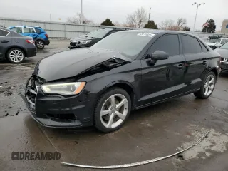2015 Audi A3 1.8T Premium with VIN WAUACGFF9F1102977, listed as a Copart auction lot 45810685 with 102,500 mi miles and Salvage Title. Bid and sale history available at carsss.com. Image 1.