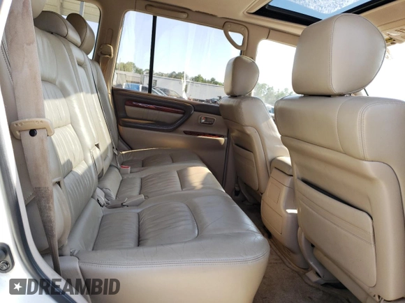 1998 Lexus LX 470 z VIN JT6HT00W3W0021133, wystawiony jako Copart lot #58240065 z przebiegiem 178 185 mil mil oraz Szkoda całkowita • Salvage title. Historia ofert i sprzedaży dostępna na DreamBid. Obrazek 11.