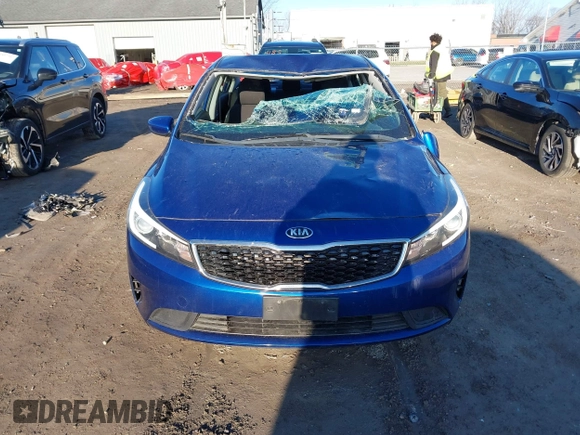 2017 Kia Forte LX with VIN 3KPFK4A76HE161141, listed as a IAAI auction lot 41856798 with 50,584 mi miles. Bid and sale history available at carsss.com. Image 12.