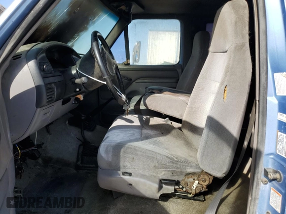 1996 Ford F-250 with VIN 1FTHX26F8TEA06626, listed as a Copart auction lot 43053205 with Not provided miles and Salvage title. Bid and sale history available at DreamBid. Image 7.